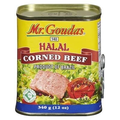 Mr Goudas Corned Beef 340 g, $1.61/100g