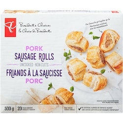 le Choix du Président Friands à la saucisse de porc 500 g, 2,00 $/100g