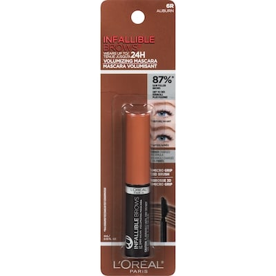 L’Oréal Mascara volumisant pour sourcils infallible auburn 4 ml, 437,25 $/100ml