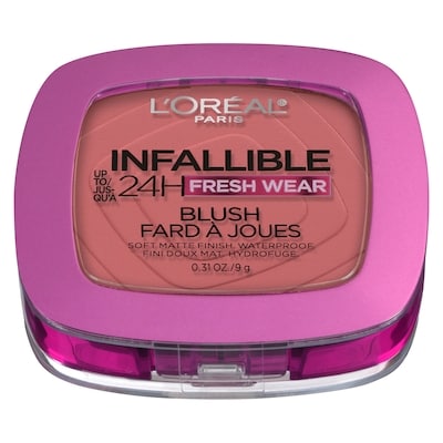 L'Oreal Paris Blush Infallible 24h Freshwear, Soft Matte Waterproof Finish Fearless Coral 1 ea, $20.49/1ea