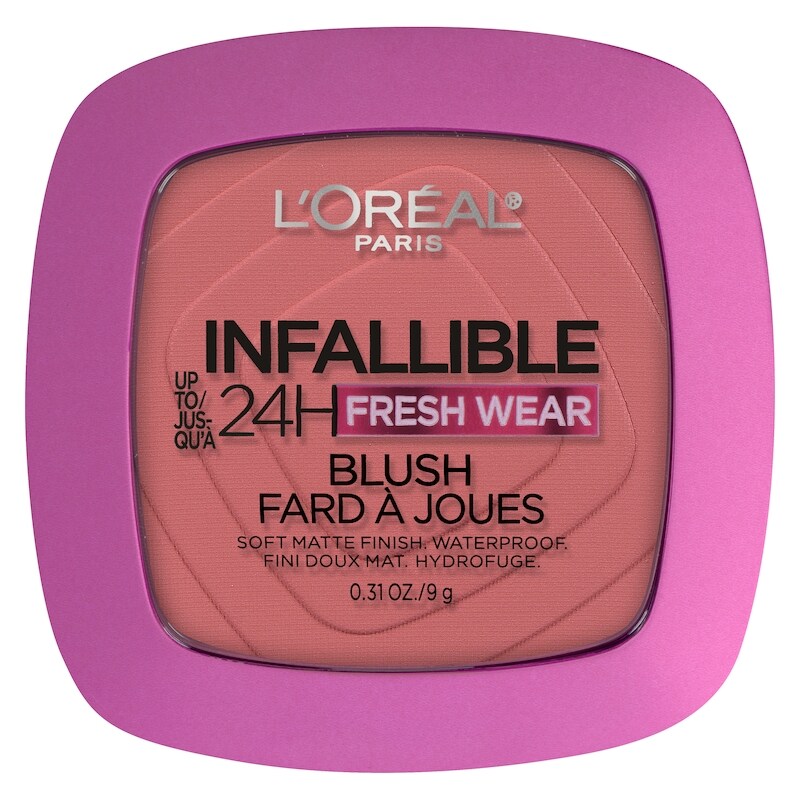Blush Infallible 24h Freshwear, Soft Matte Waterproof Finish Fearless Coral