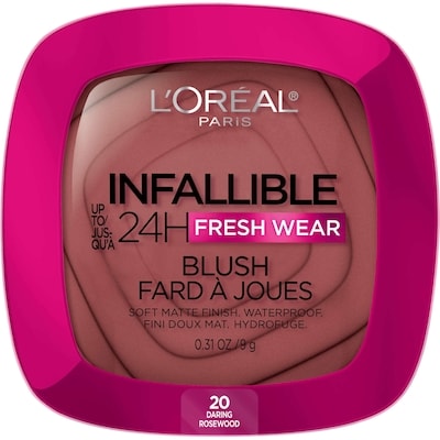 L’Oréal Fard à joues infallible 24h freshwear, fini doux mat hydrofuge daring rosewood 1 ea, 19,99 $/1ch