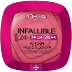 Blush Infallible 24h Freshwear, Soft Matte Waterproof Finish Confident Pink