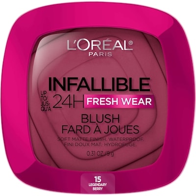 L'Oreal Paris Blush Infallible 24h Freshwear, Soft Matte Waterproof Finish Legendary Berry 1 ea, $20.49/1ea