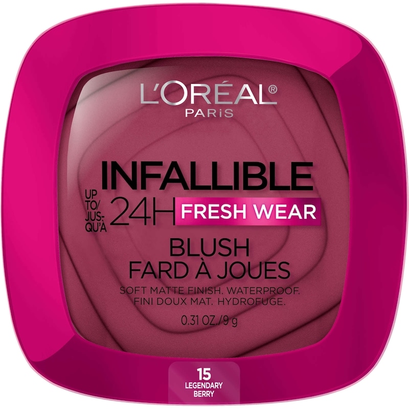 Blush Infallible 24h Freshwear, Soft Matte Waterproof Finish Legendary Berry