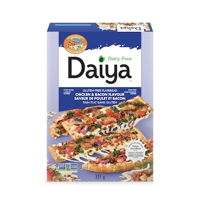 Daiya Dairy Free Gluten Free Meatless Chicken, Bacon & Ranch Flavoured Flatbread Pizza 331 g, $3.02/100g