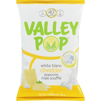 Valley Pop White Cheddar Popcorn 150 g, $3.99/100g
