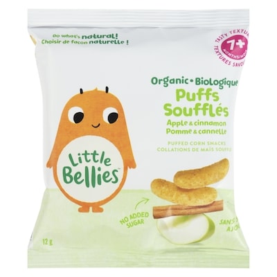 Baby Bellies Apple & Cinnamon Puffs Organic 7+ Months 12 g, $12.50/100g