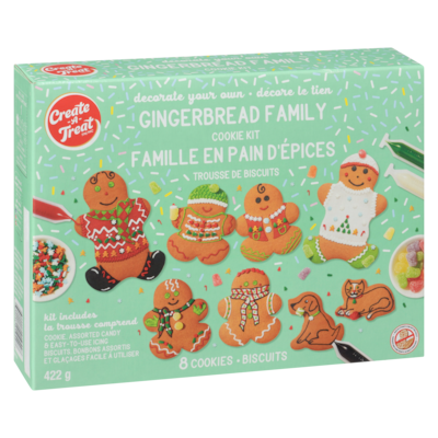Gingerbread Family Cookie Kit