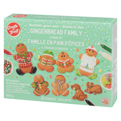 Gingerbread Family Cookie Kit