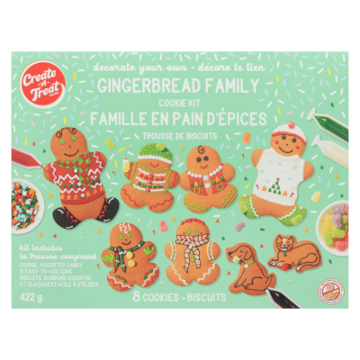 Gingerbread Family Cookie Kit