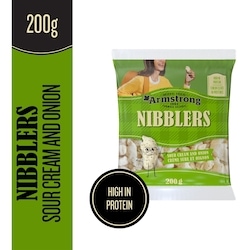 Nibblers Sour Cream & Onion Natural Cheese Snacks