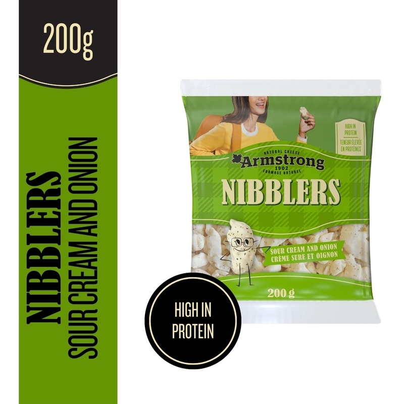 Nibblers Sour Cream & Onion Natural Cheese Snacks