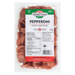 Venetian Pepperoni Cup & Char Style 175 g, $4.57/100g
