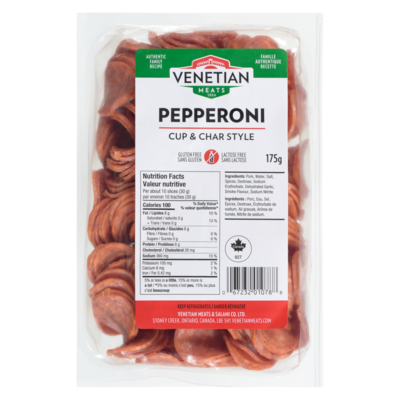 Venetian Pepperoni Cup & Char Style 175 g, $4.57/100g