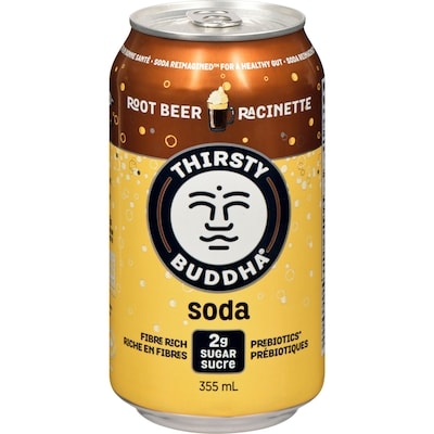 Thirsty Buddha Soda racinette 355 ml, 0,70 $/100ml