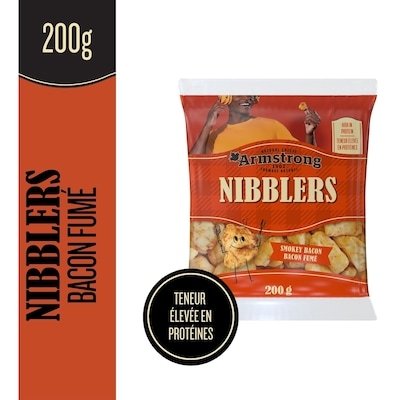 Armstrong Nibblers collation de fromage naturel bacon fumé  200 g, 2,50 $/100g