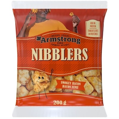 Nibblers collation de fromage naturel bacon fumé 