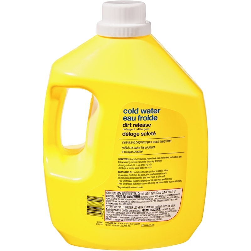 Detergent Dirt Release Cold Water