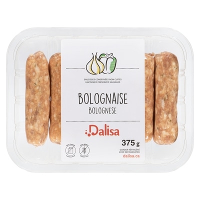 Dalisa Uncooked Preserved Sausages Bolognese 375 g, $2.13/100g