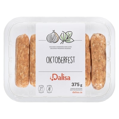 Dalisa Uncooked Preserved Sausages Oktoberfest 375 g, $2.13/100g