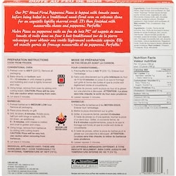 President's Choice Wood Fired Pepperoni Pizza - 379 g | Dominion