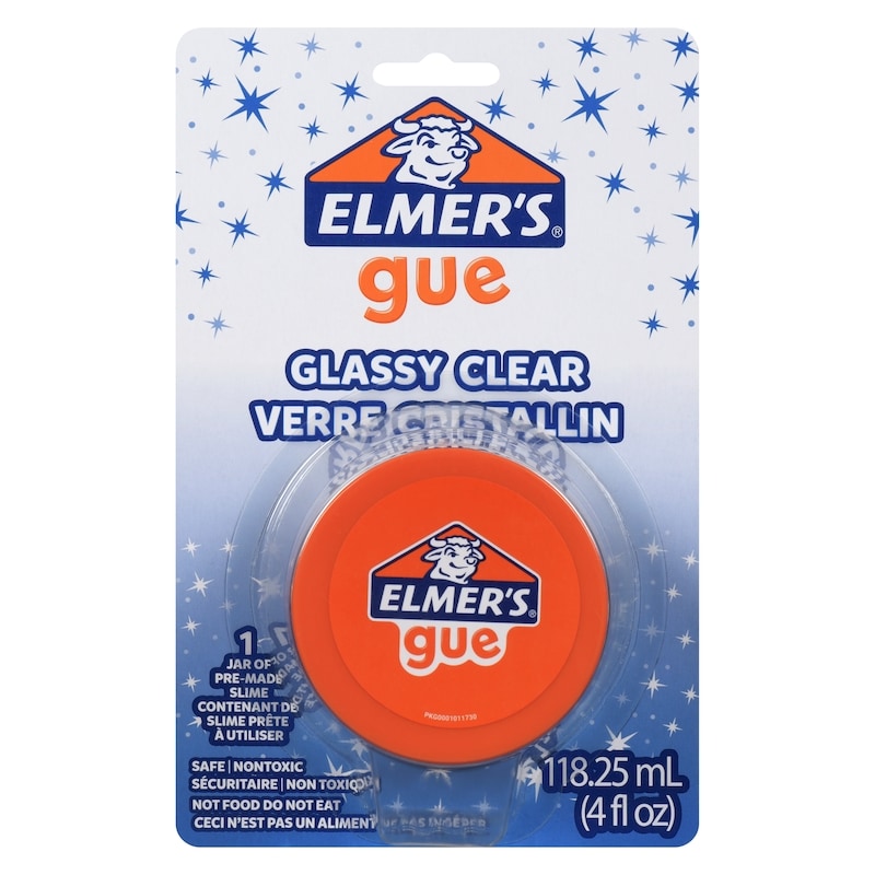 Gue Pre-Made Slime, Glassy Clear