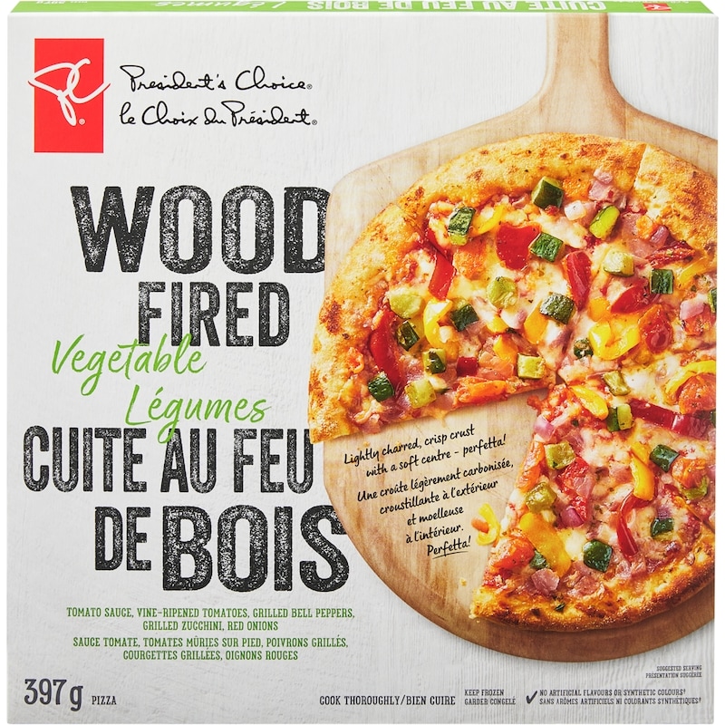 President's Choice Wood Fired Vegetable Pizza - 398 g | Fortinos