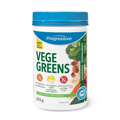 Progressive VegeGreens Powder Original Flavour 255 g, $20.58/100g