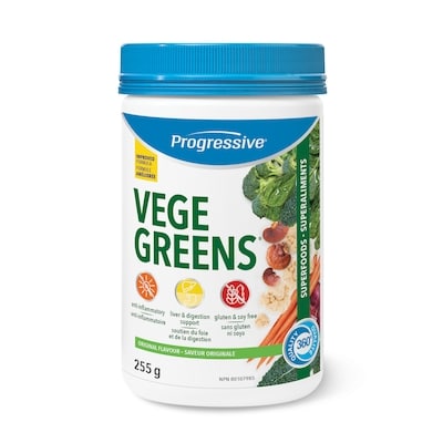 Progressive Poudre VegeGreens, Nature 255 g, 18,66 $/100g