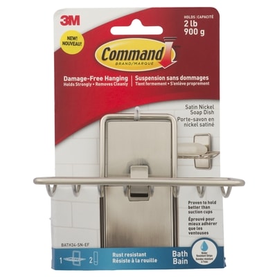 Command Porte-savon pour la salle de bain 1 ea, 25,00 $/1ch
