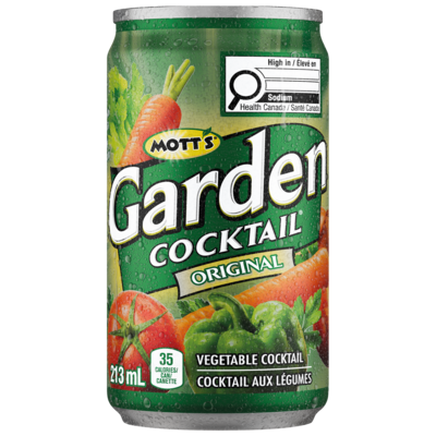 Mott’s Garden cocktail cocktail aux légumes original 213 ml, 3,05 $/100ml