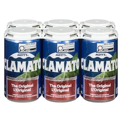 Mott's Clamato Tomato Clam Cocktail Original 6x213.0 ml, $0.51/100ml