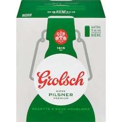 Grolsch Bière Pilsner Premium (Pièce d’identité requise au moment du ramassage) 4x473.0 ml, 0,55 $/100ml