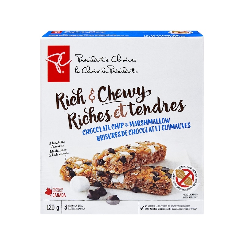 Rich and Chewy Chocolate Chip and Marshmallow Granola Bars