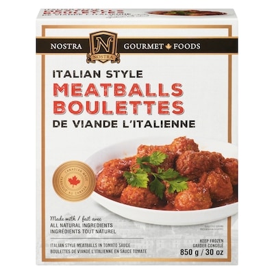 Nostra Italian Style Meatballs 1 ea, $15.99/1ea
