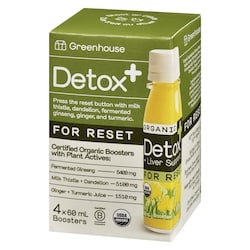 Greenhouse Boosters Detox - 4x60.0 ml | Loblaws