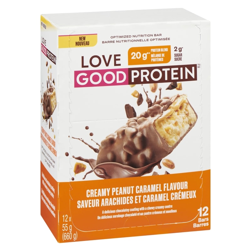 Optimized Nutrition Bar Creamy Peanut Caramel Flavour (Case)