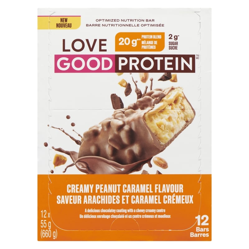 Optimized Nutrition Bar Creamy Peanut Caramel Flavour (Case)