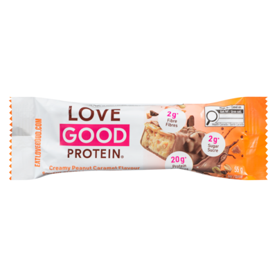LoveGoodFats Optimized Nutrition Bar Creamy Peanut Caramel Flavour 55 g, $9.07/100g