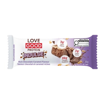 LoveGoodFats Optimized Nutrition Bar Rich Chocolate Caramel Flavour 55 g, $9.07/100g