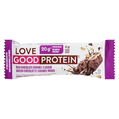 LoveGoodFats Optimized Nutrition Bar Rich Chocolate Caramel Flavour 55 g, $7.25/100g