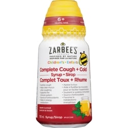 ZARBEE'S Sirop complet toux + rhume 118 ml, 9,31 $/100ml