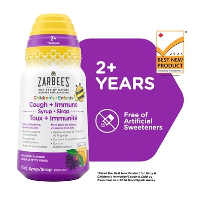 ZARBEE'S Children's Immunity Syrup 118 ml, $10.16/100ml