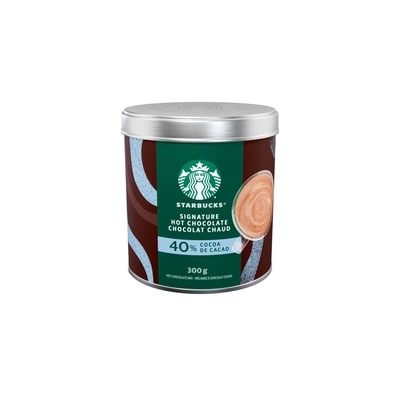 Starbucks MÉLANGE À CHOCOLAT CHAUD SIGNATURE, 40 % de cacao, contenant 300 g, 4,76 $/100g