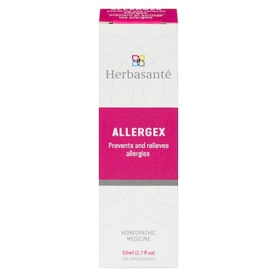 Herbasante Homeopathic Medicine Allergex 50x50.0 ml, $51.98/100ml
