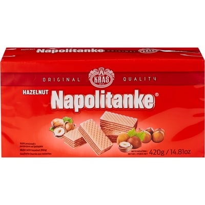Kras Wafers, Hazelnut 420 g, $1.19/100g