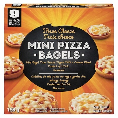 Chef Gusto Mini-pizza aux trois fromages Bagel Bites 198 g, 2,17 $/100g