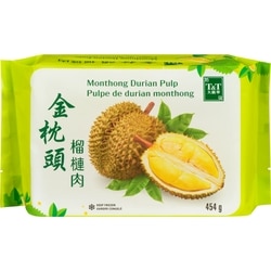 T&T Pulpe de durian Monthong 454 g, 3,30 $/100g