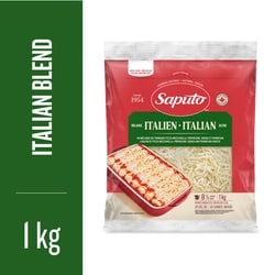 Saputo Italian Blend Shredded Cheese 1 kg, $1.50/100g